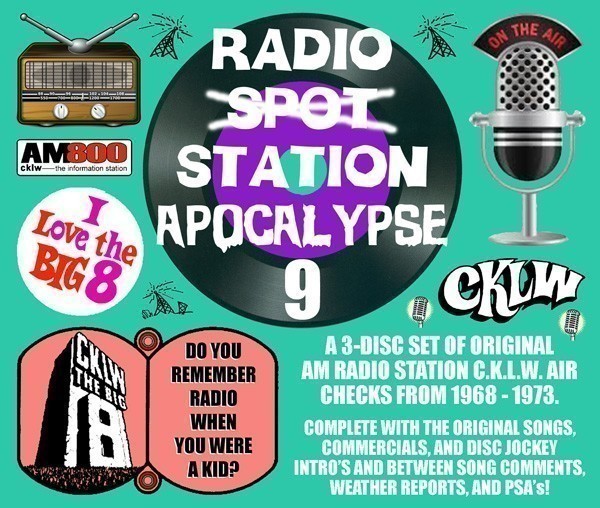 Radio Spot Apocalypse 9 Classic AM Radio Station CKLW 1968 to 1973